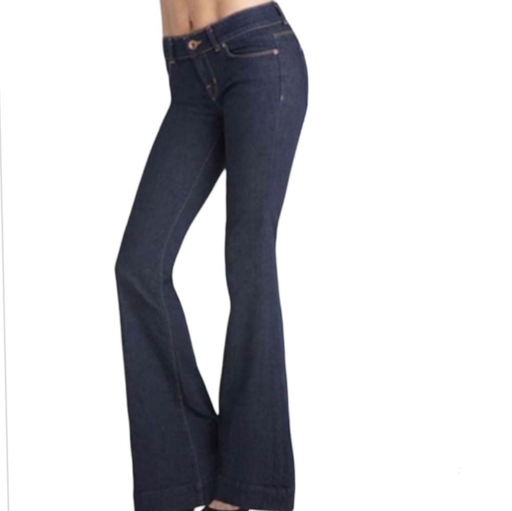 J Brand Dark Indigo Flare Jeans